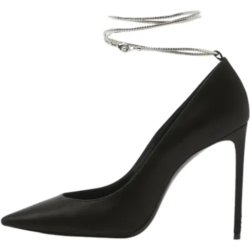 Pre-owned Pumps, female, , Size: 8 US Pre-owned Satin heels - Yves Saint Laurent Vintage - Modalova