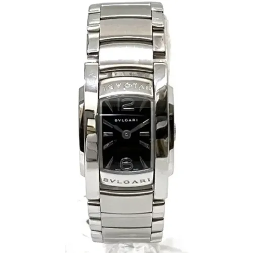 Pre-owned Watches, female, , Size: ONE SIZE Pre-owned Stainless Steel watches - Bvlgari Vintage - Modalova