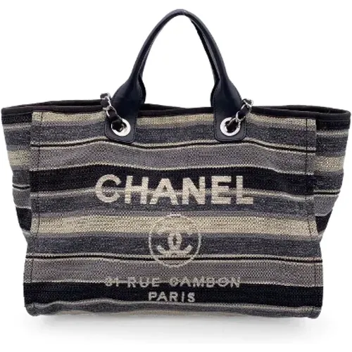 Pre-owned Tote Bags, female, , Size: ONE SIZE Pre-owned Leather chanel-bags - Chanel Vintage - Modalova