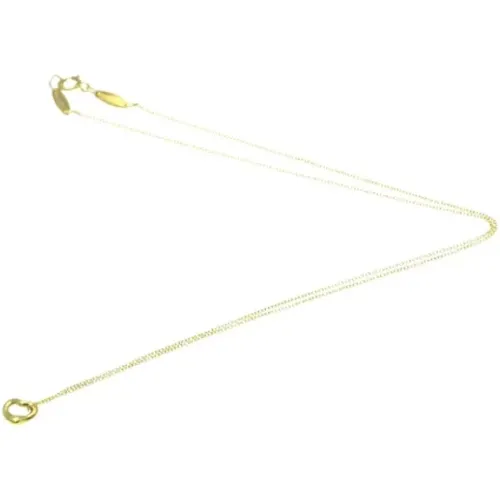 Pre-owned Jewellery, female, , Size: ONE SIZE Pre-owned Gold necklaces - Tiffany & Co. Pre-owned - Modalova