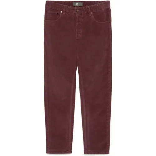 Corduroy Trousers Classic Five Pockets , male, Sizes: W36, W33, W38, W32, W34, W35 - PT Torino - Modalova