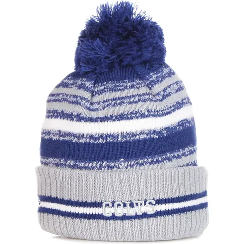 Beanies, male, , Size: ONE SIZE Indianapolis Colts Pom Pom Beanie Hat - new era - Modalova