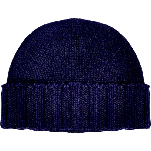 Cashmere Beanie Hat , male, Sizes: 46 CM - Drumohr - Modalova