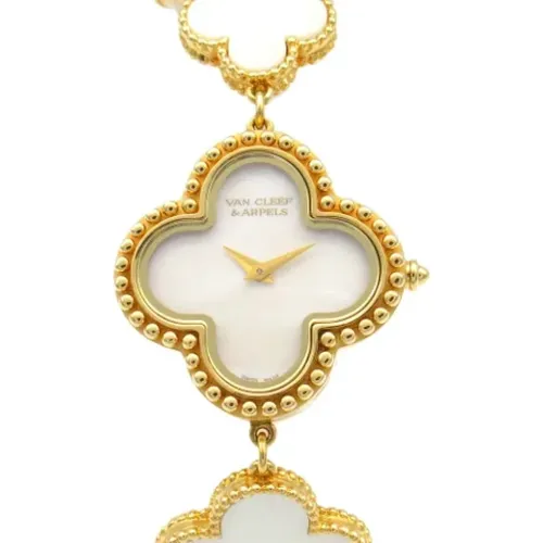 Pre-owned Yellow Gold watches , female, Sizes: ONE SIZE - Van Cleef & Arpels Pre-owned - Modalova