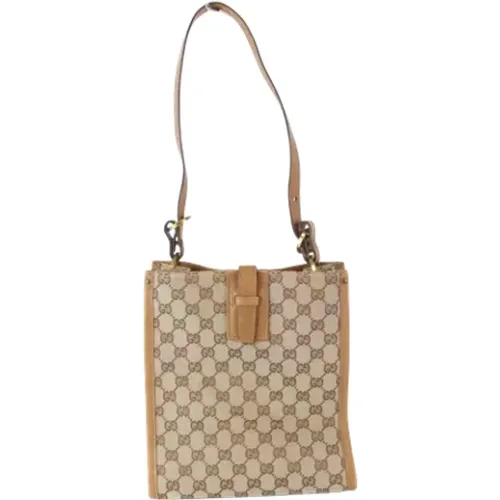 Pre-owned Shoulder Bags, female, , Size: ONE SIZE Pre-owned Canvas gucci-bags - Gucci Vintage - Modalova