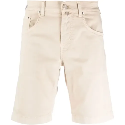 Cotton/Lyocell Shorts with Pockets , male, Sizes: W34, W36 - Jacob Cohën - Modalova