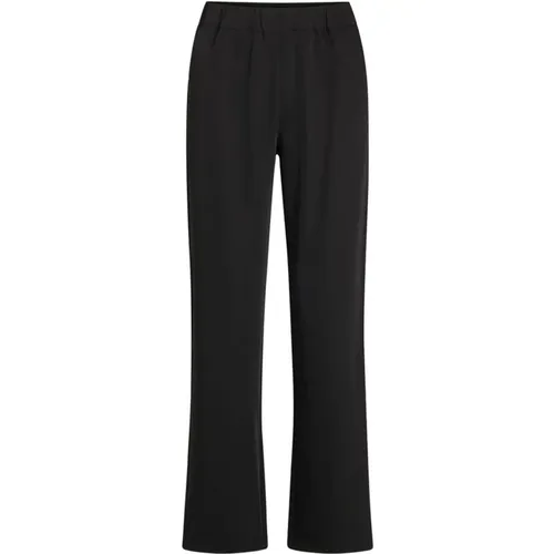 Stilvolle schwarze gerade Hose , Damen, Größe: XS - Co'Couture - Modalova
