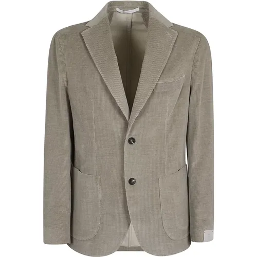 Blazers, male, , Size: L Blazer Aw24 Cotton Wool Elastane - Eleventy - Modalova