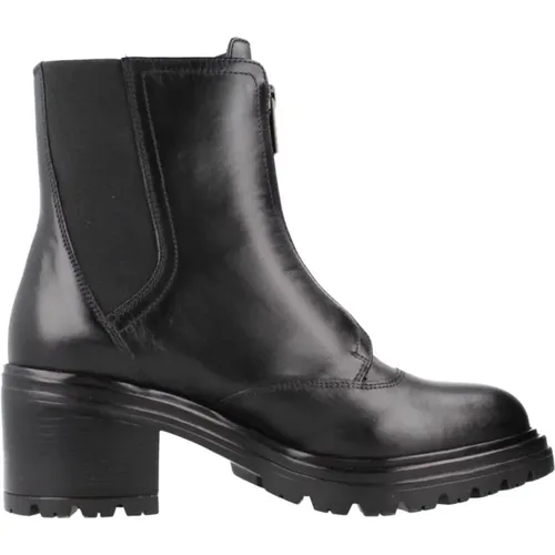 Stilvolle Heeled Boots , Damen, Größe: 37 1/2 EU - Geox - Modalova