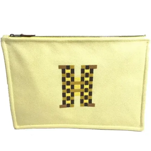 Pre-owned Clutches, female, , Size: ONE SIZE Pre-owned Fabric pouches - Hermès Vintage - Modalova