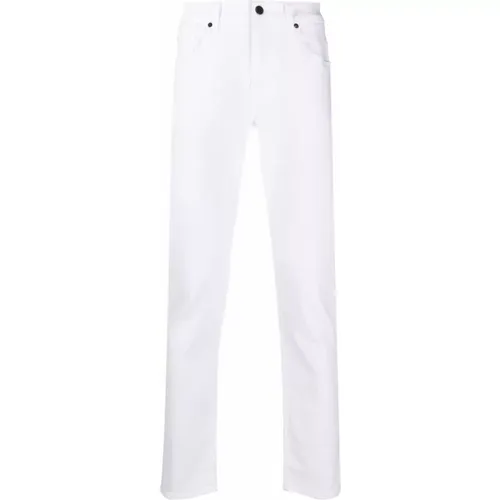 Skinny Cotton Jeans , male, Sizes: W33, W30, W38, W34, W32, W31 - 7 For All Mankind - Modalova