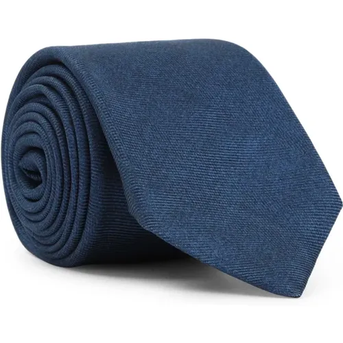 Ties, male, , Size: ONE SIZE Elegant Silk Tie for Men - Kiton - Modalova