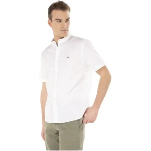 Cotton Shirt with Iconic Bassotto Embroidery , male, Sizes: 3XL - Harmont & Blaine - Modalova