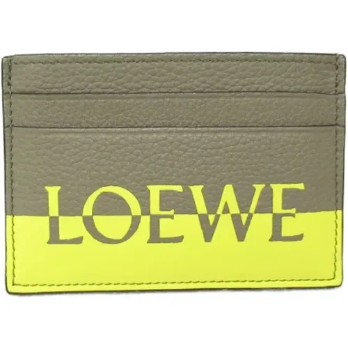 Pre-owned Leather wallets , female, Sizes: ONE SIZE - Loewe Pre-owned - Modalova