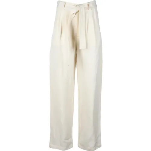 Wide Trousers, female, , Size: L pants - Woolrich - Modalova