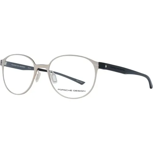 Glasses, unisex, , Size: ONE SIZE Gold Titanium Round Optical Frames with Demo Lenses - Porsche Design - Modalova