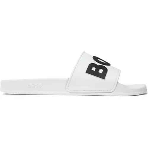 Kirk Slid Sandals , male, Sizes: 10 UK, 5 UK, 11 UK, 6 UK, 7 UK - Hugo Boss - Modalova