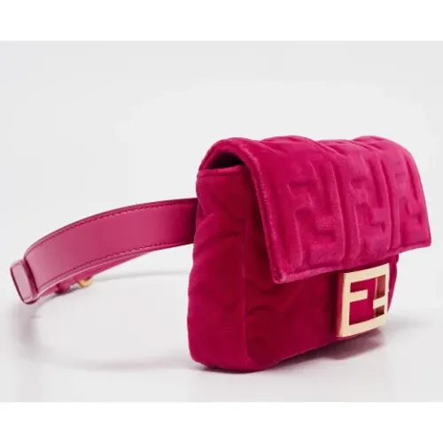 Pre-owned Belt Bags, female, , Size: ONE SIZE Pre-owned Leather crossbody-bags - Fendi Vintage - Modalova