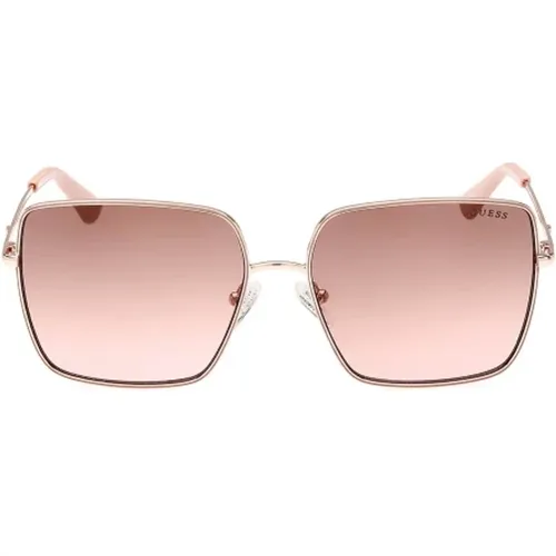 Stylische Sonnenbrille Damen Metall Polycarbonat , unisex, Größe: ONE Size - Guess - Modalova