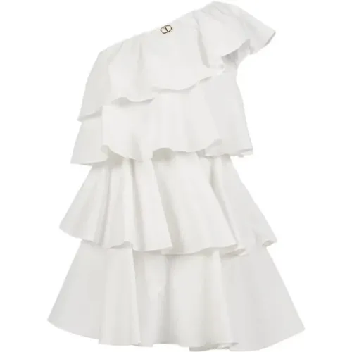 Weiße Lucent Kleid Twinset - Twinset - Modalova