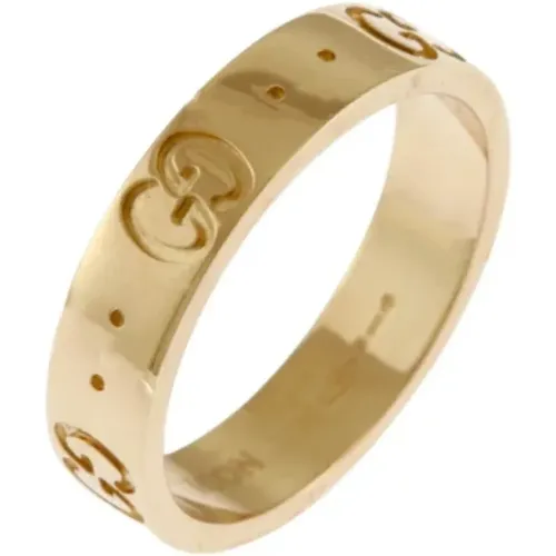 Pre-owned Jewellery, female, , Size: ONE SIZE Pre-owned Rose Gold rings - Gucci Vintage - Modalova