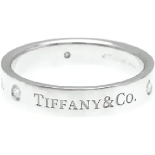 Pre-owned Jewellery, female, , Size: ONE SIZE Pre-owned Platinum rings - Tiffany & Co. Pre-owned - Modalova