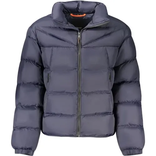 Winter Jackets, male, , Size: M Polyamide Jacket with Zipper and Pockets - Napapijri - Modalova