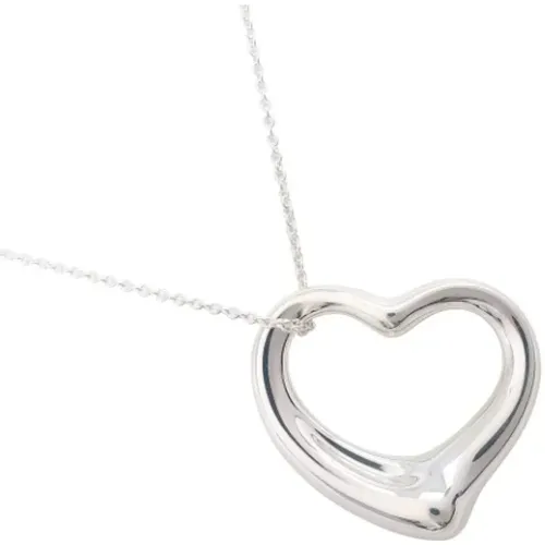 Pre-owned Silver necklaces , female, Sizes: ONE SIZE - Tiffany & Co. Pre-owned - Modalova