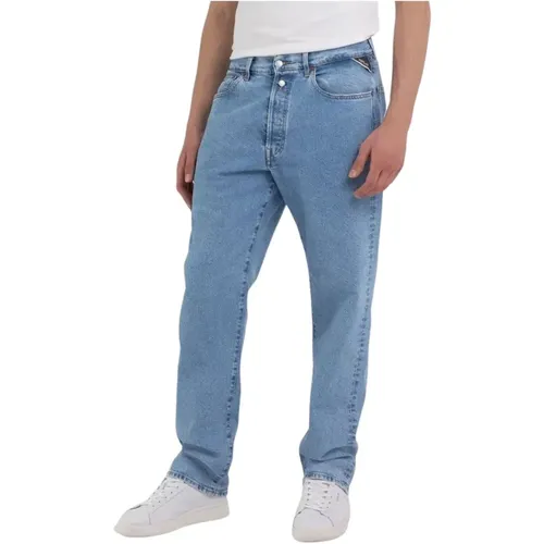 Straight Jeans, male, , Size: W29 L32 M9Z1 Straight Fit Jeans - Replay - Modalova