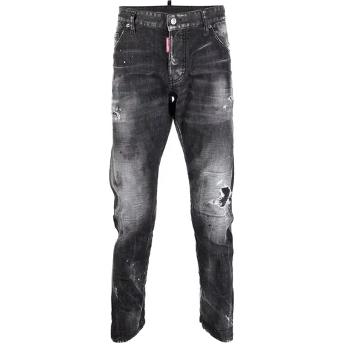 Slim Fit Jeans for Men , male, Sizes: L, 3XL, S, XL, M, 2XL, XS - Dsquared2 - Modalova