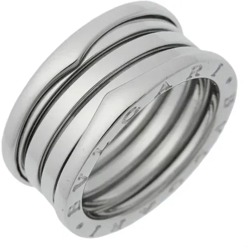 Pre-owned Jewellery, female, , Size: ONE SIZE Pre-owned White Gold rings - Bvlgari Vintage - Modalova