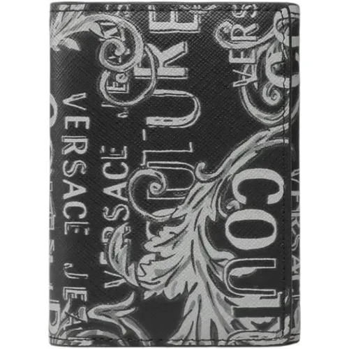 Wallets & Cardholders, male, , Size: ONE SIZE Baroque Print Men's Wallet - Versace Jeans Couture - Modalova