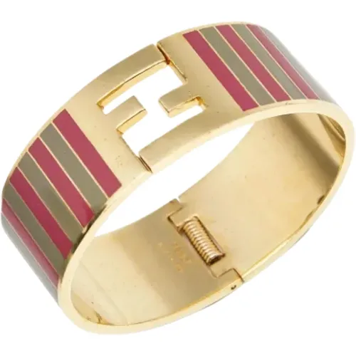 Pre-owned Jewellery, female, , Size: ONE SIZE Pre-owned Plastic bracelets - Fendi Vintage - Modalova