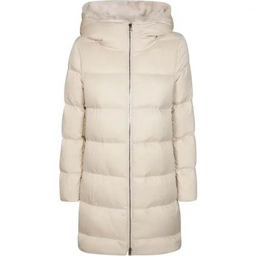 Ecofur Kragen Puffer Jacke Herno - Herno - Modalova