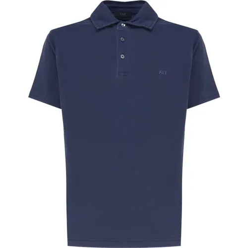 T-shirts and Polos , male, Sizes: S - Fay - Modalova