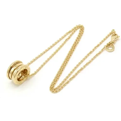 Pre-owned Jewellery, female, , Size: ONE SIZE Pre-owned Gold necklaces - Bvlgari Vintage - Modalova