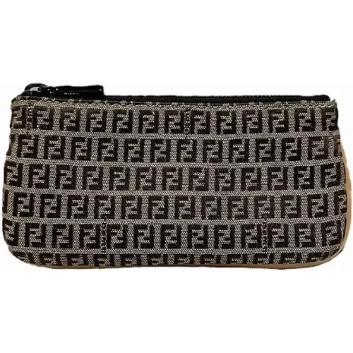 Pre-owned Canvas wallets , female, Sizes: ONE SIZE - Fendi Vintage - Modalova