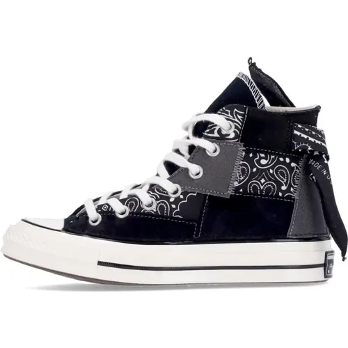 Sneakers, male, , Size: 4 1/2 US Paisley Patchwork High Top Sneaker - Converse - Modalova