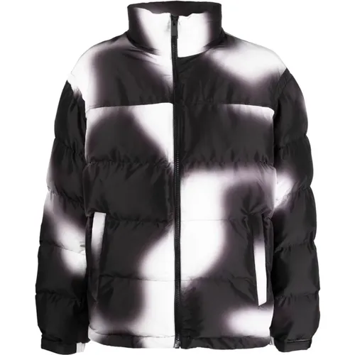 Blurred Puffer Jacket , male, Sizes: L - Heron Preston - Modalova