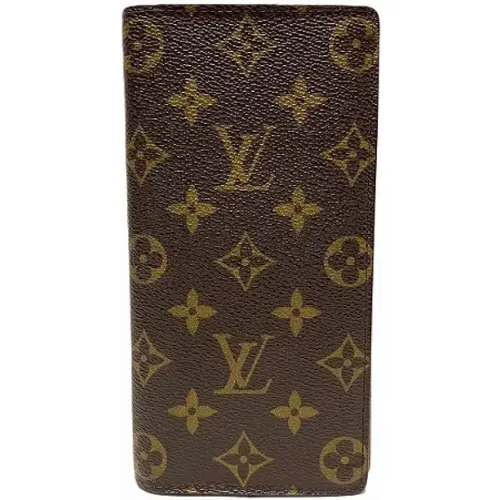 Pre-owned Wallets, male, , Size: ONE SIZE Pre-owned Canvas wallets - Louis Vuitton Vintage - Modalova