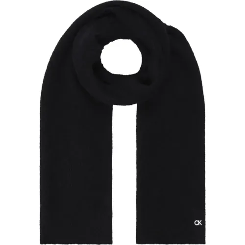 Lux Wool Scarf - , male, Sizes: ONE SIZE - Calvin Klein - Modalova