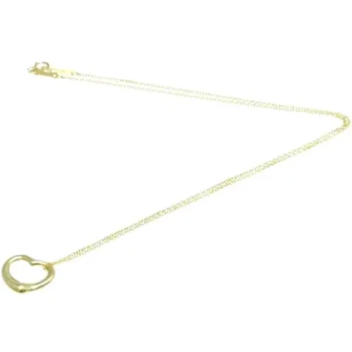 Pre-owned Jewellery, female, , Size: ONE SIZE Pre-owned Gold necklaces - Tiffany & Co. Pre-owned - Modalova