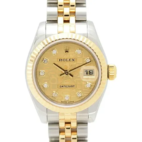 Pre-owned Metal watches , female, Sizes: ONE SIZE - Rolex Vintage - Modalova