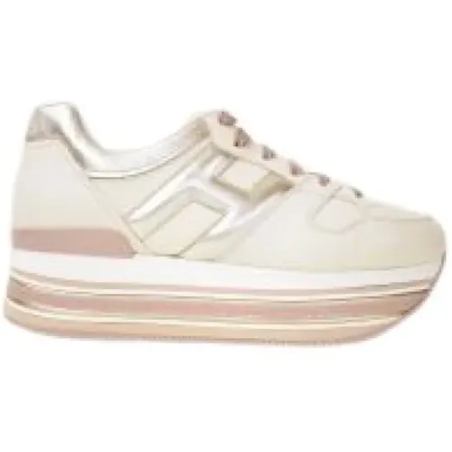Beige Lace-Up Shoes Ss20 , female, Sizes: 5 UK - Hogan - Modalova