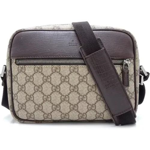 Pre-owned Cross Body Bags, female, , Size: ONE SIZE Pre-owned Canvas crossbody-bags - Gucci Vintage - Modalova