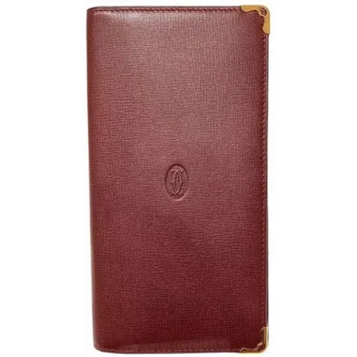 Pre-owned Wallets, female, , Size: ONE SIZE Pre-owned Leather wallets - Cartier Vintage - Modalova