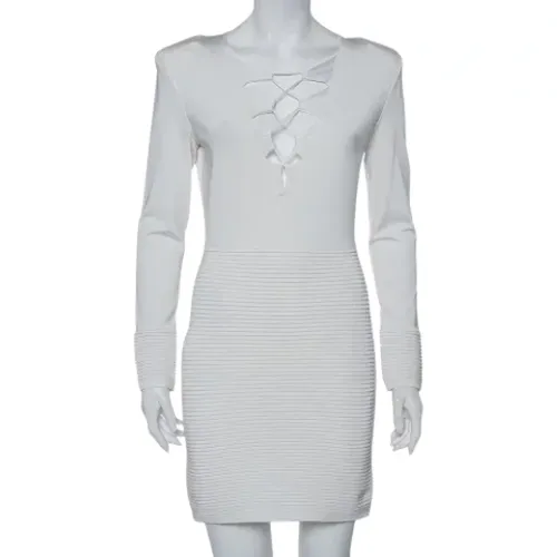 Pre-owned Knit dresses , female, Sizes: M - Balmain Pre-owned - Modalova