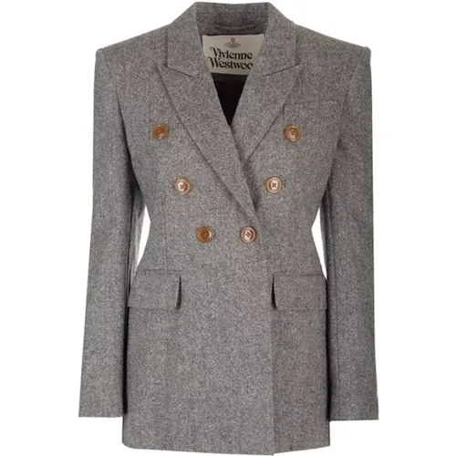 Grey Jackets for Women , female, Sizes: XS - Vivienne Westwood - Modalova