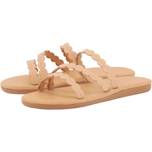 Sliders, female, , Size: 7 US Natural Slide Sandals - Ancient Greek Sandals - Modalova