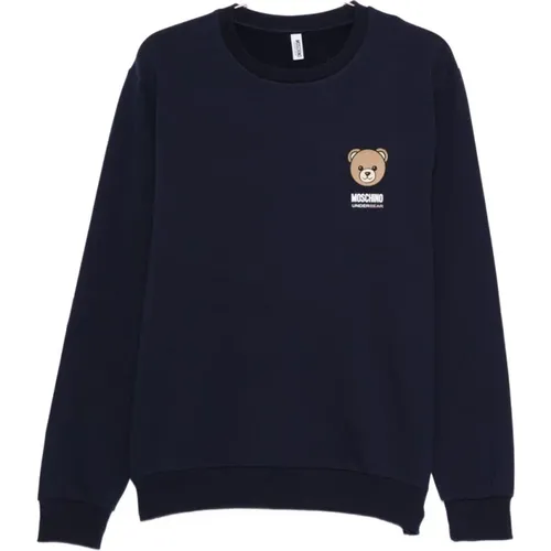 Sweatshirts, male, , Size: L Sweatshirt Aw25 Casual Wear - Moschino - Modalova